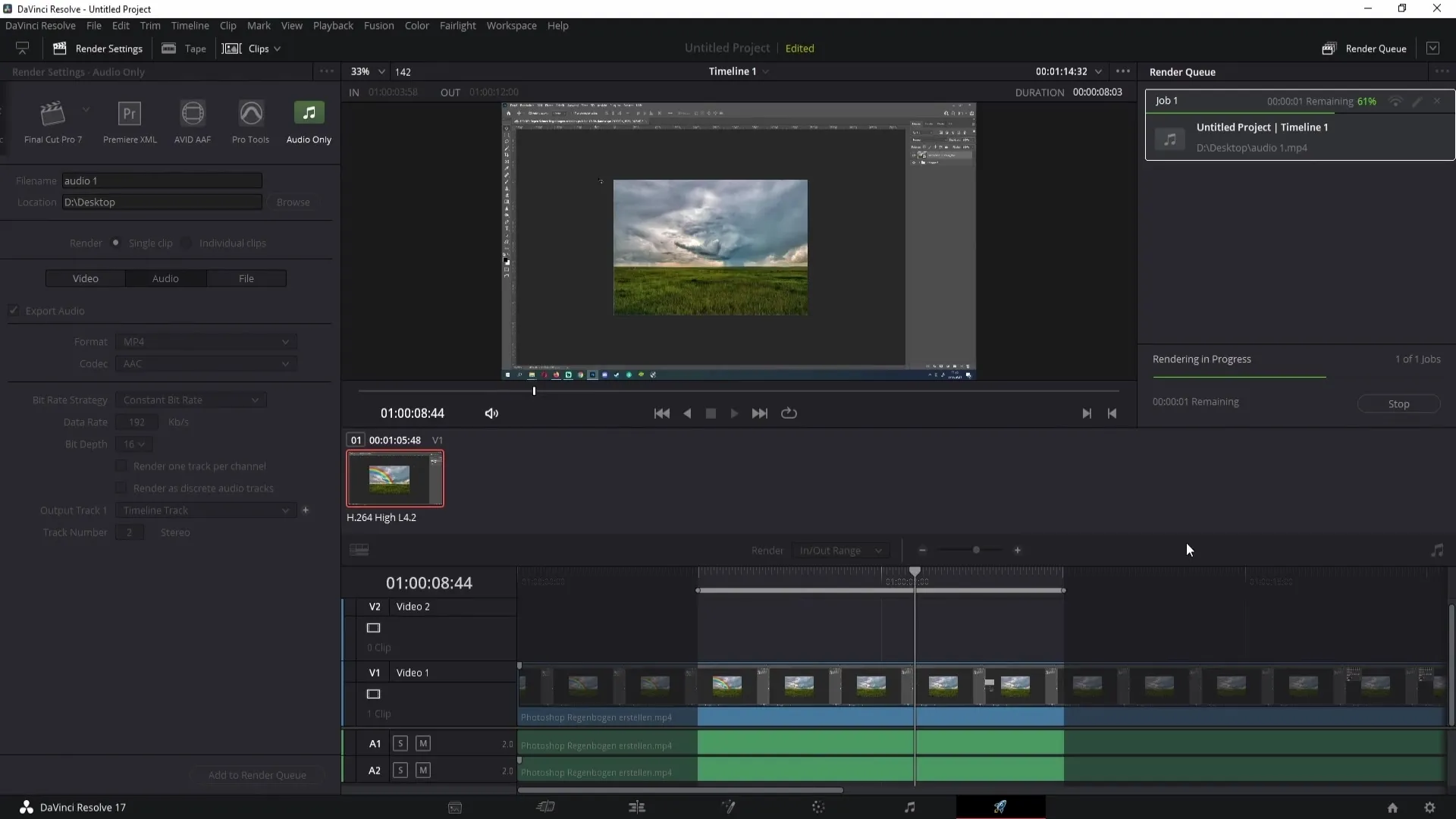 Export zvuku v DaVinci Resolve: Podrobný návod