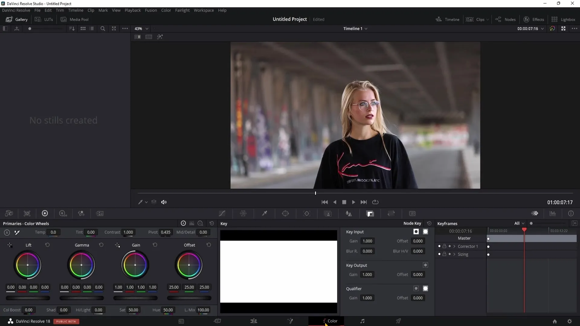 Kroky k exportu obrázku v DaVinci Resolve