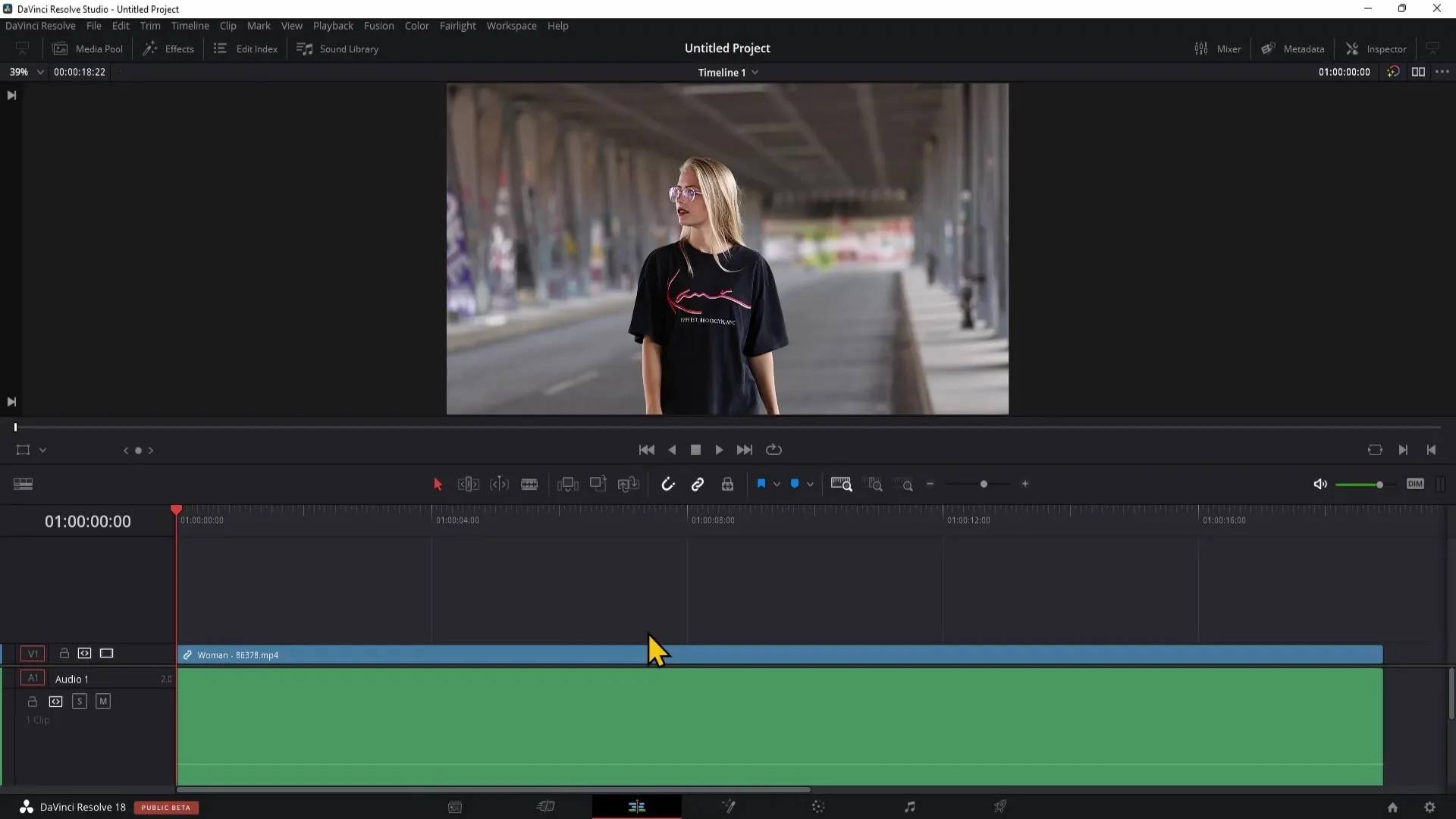 Kroky k exportu obrázku v programu DaVinci Resolve
