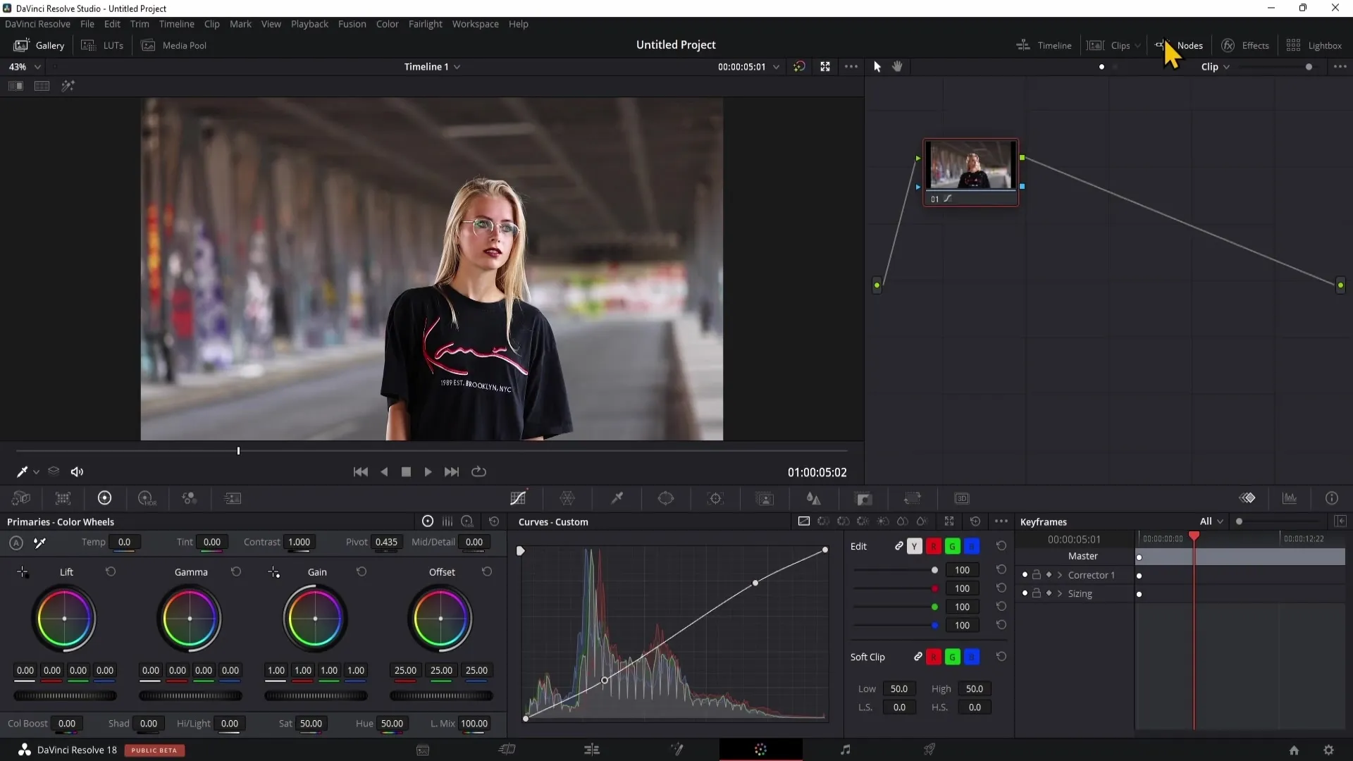 Kroky k exportu obrázku v programu DaVinci Resolve