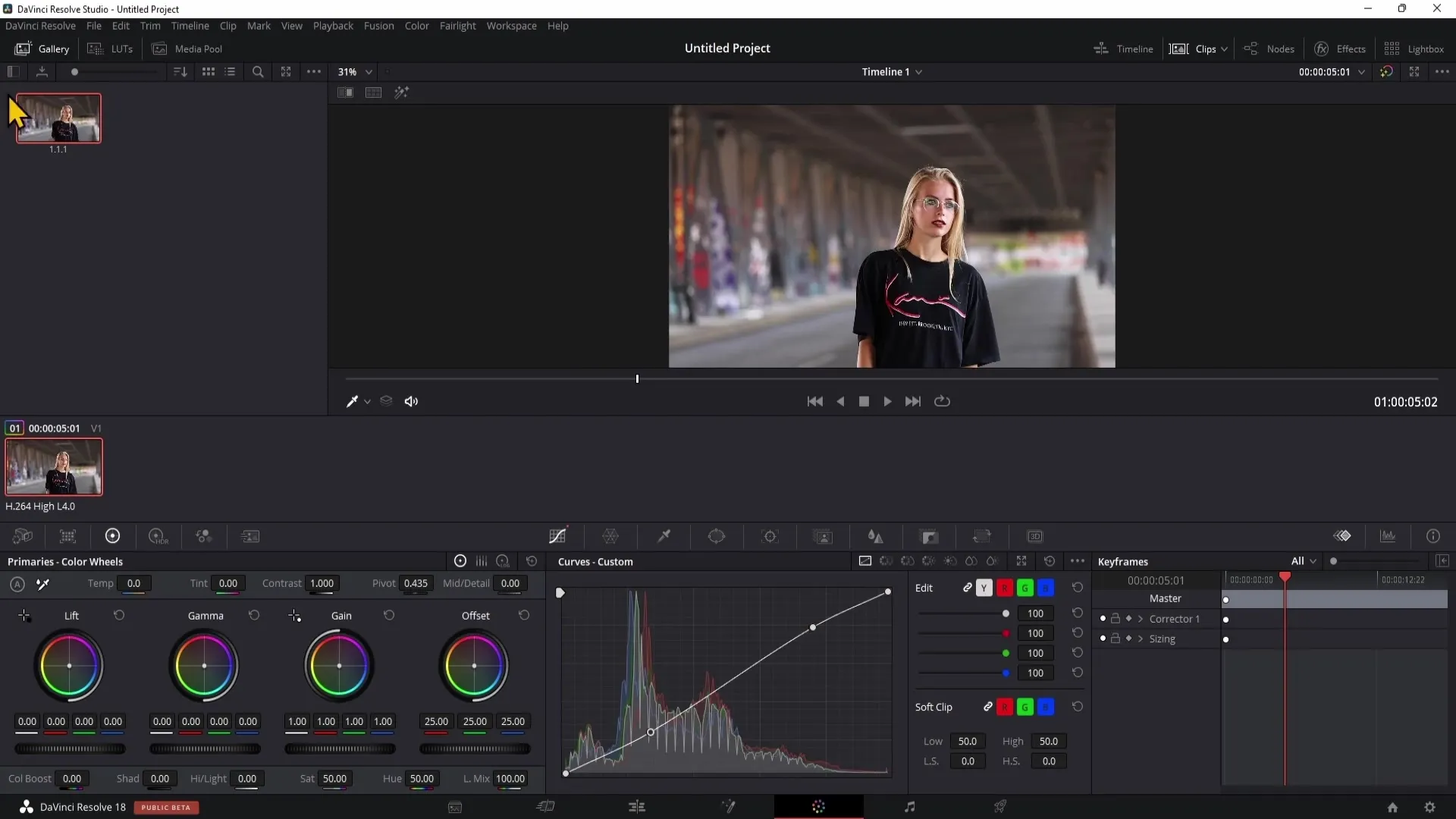 Kroky k exportu obrázku v DaVinci Resolve