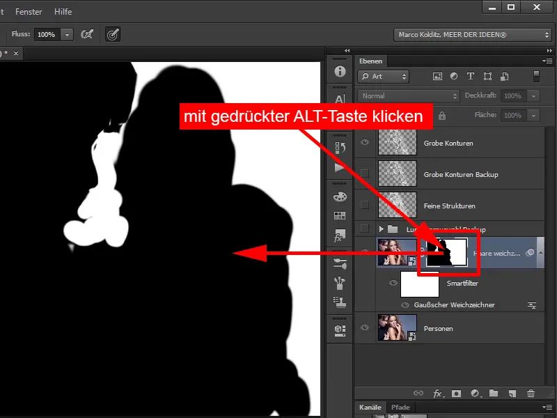 Photoshop-Composing - Feuer und Eis - Teil 03: Feuer ins Bild wischen