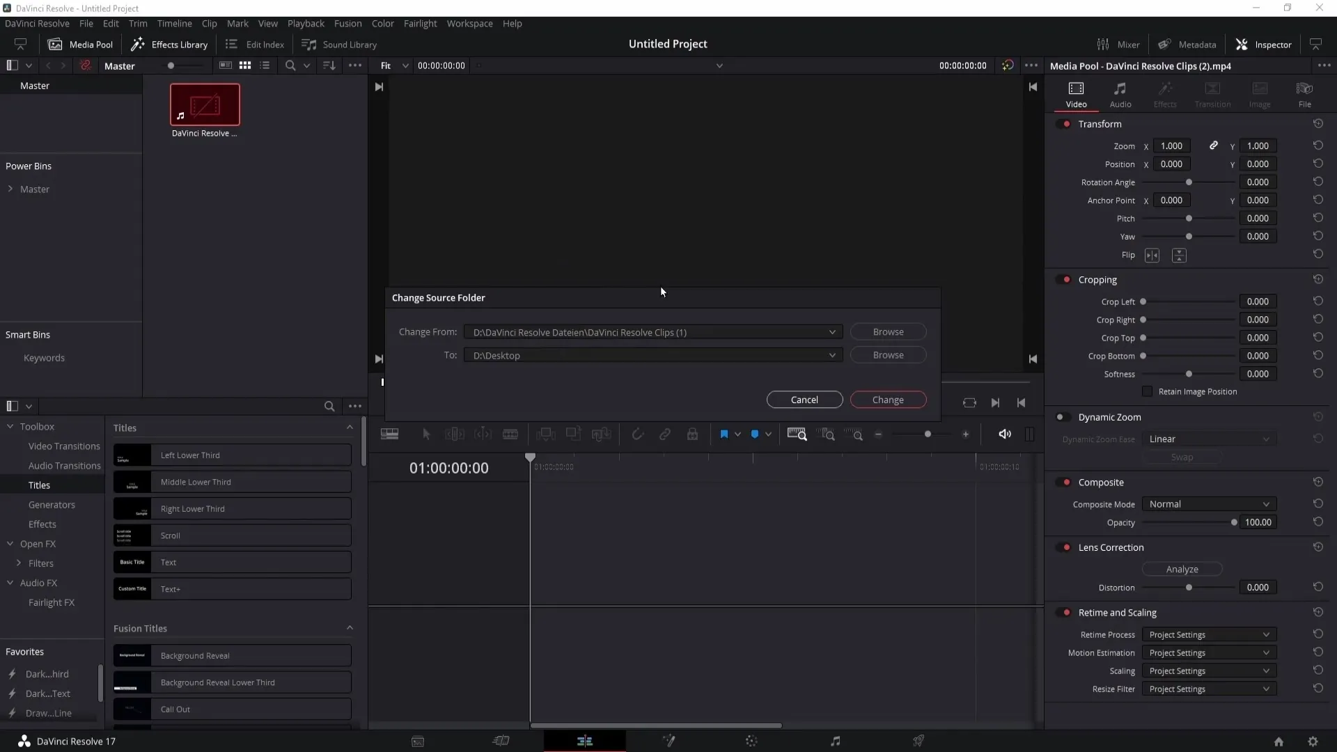 DaVinci Resolve: Porozumění a oprava chyby Media Offline