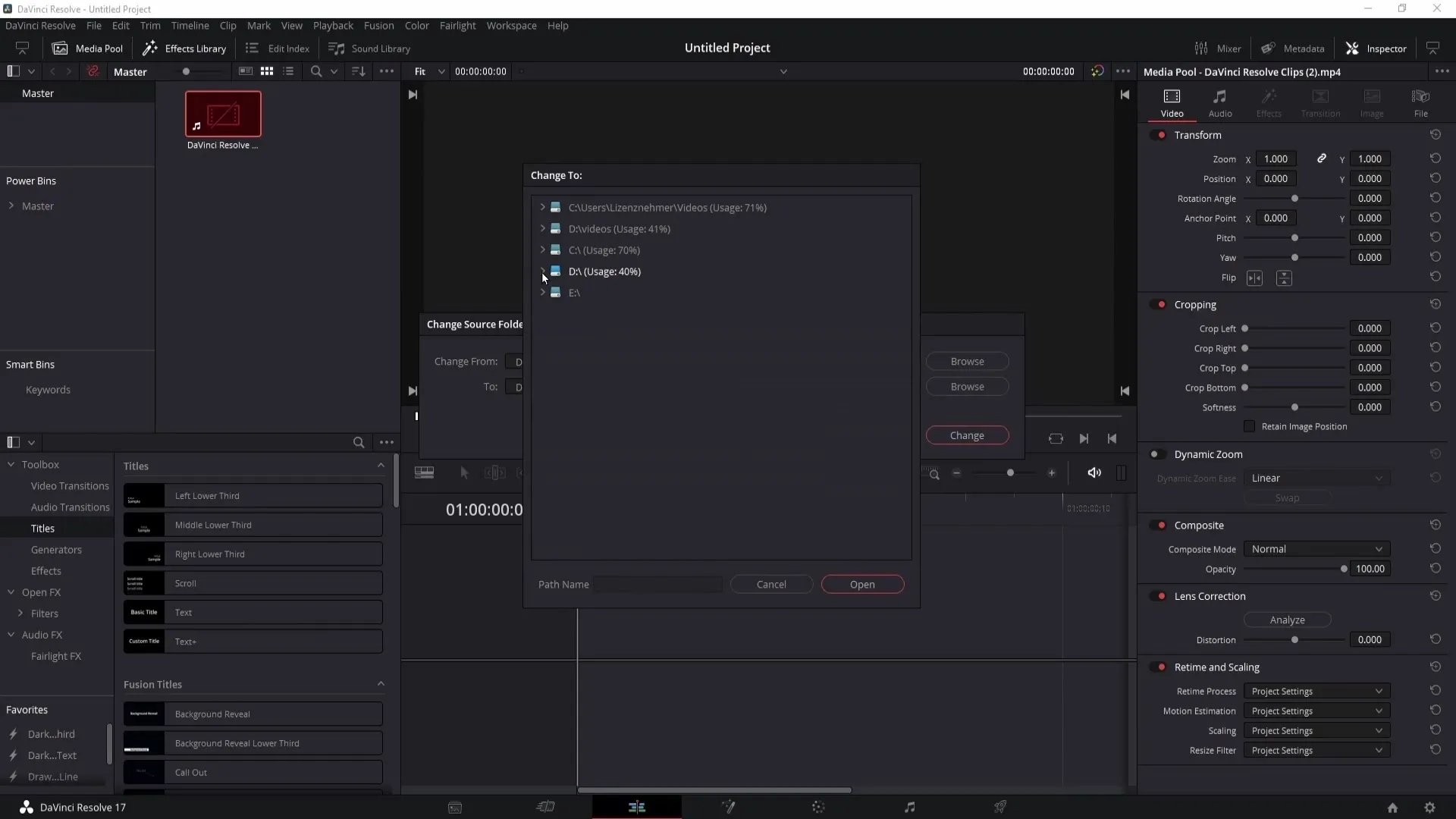 DaVinci Resolve: Porozumění a oprava chyb s offline médii