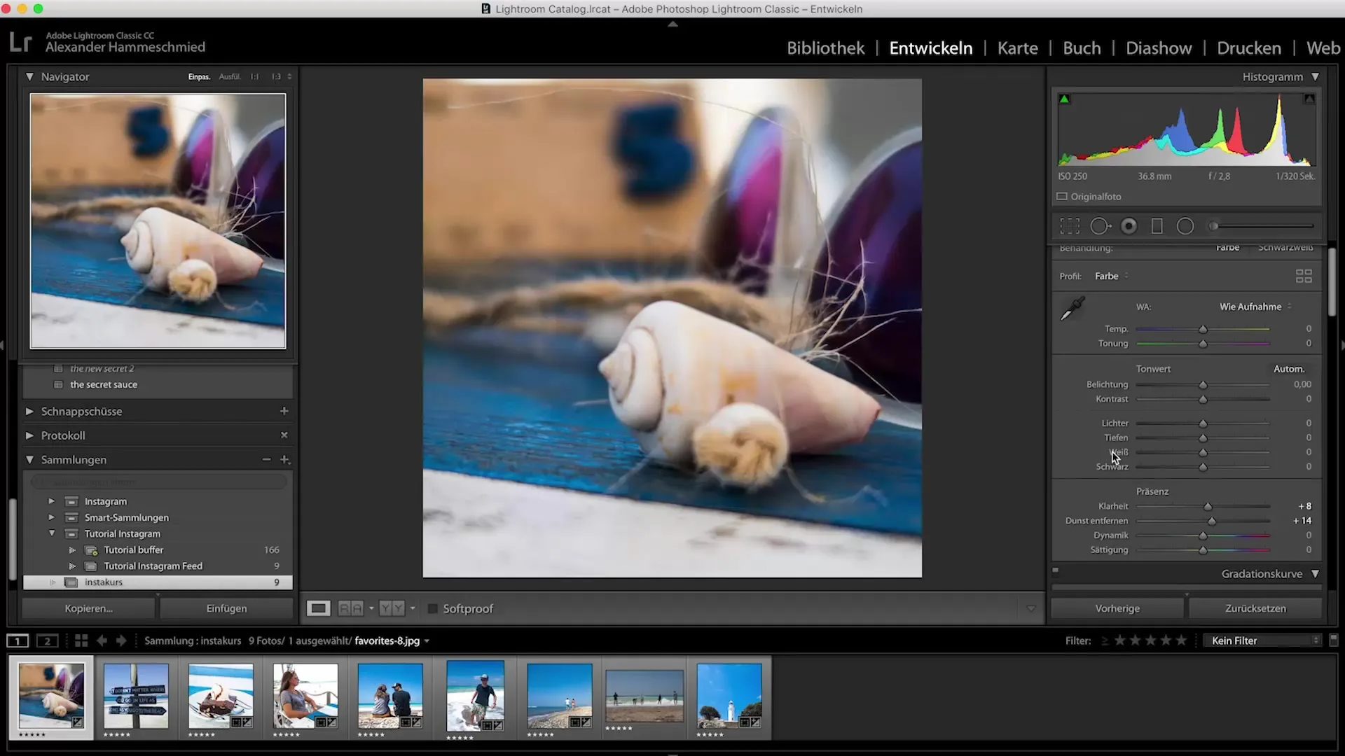 Guida di Lightroom per un'efficace modifica delle immagini per Instagram