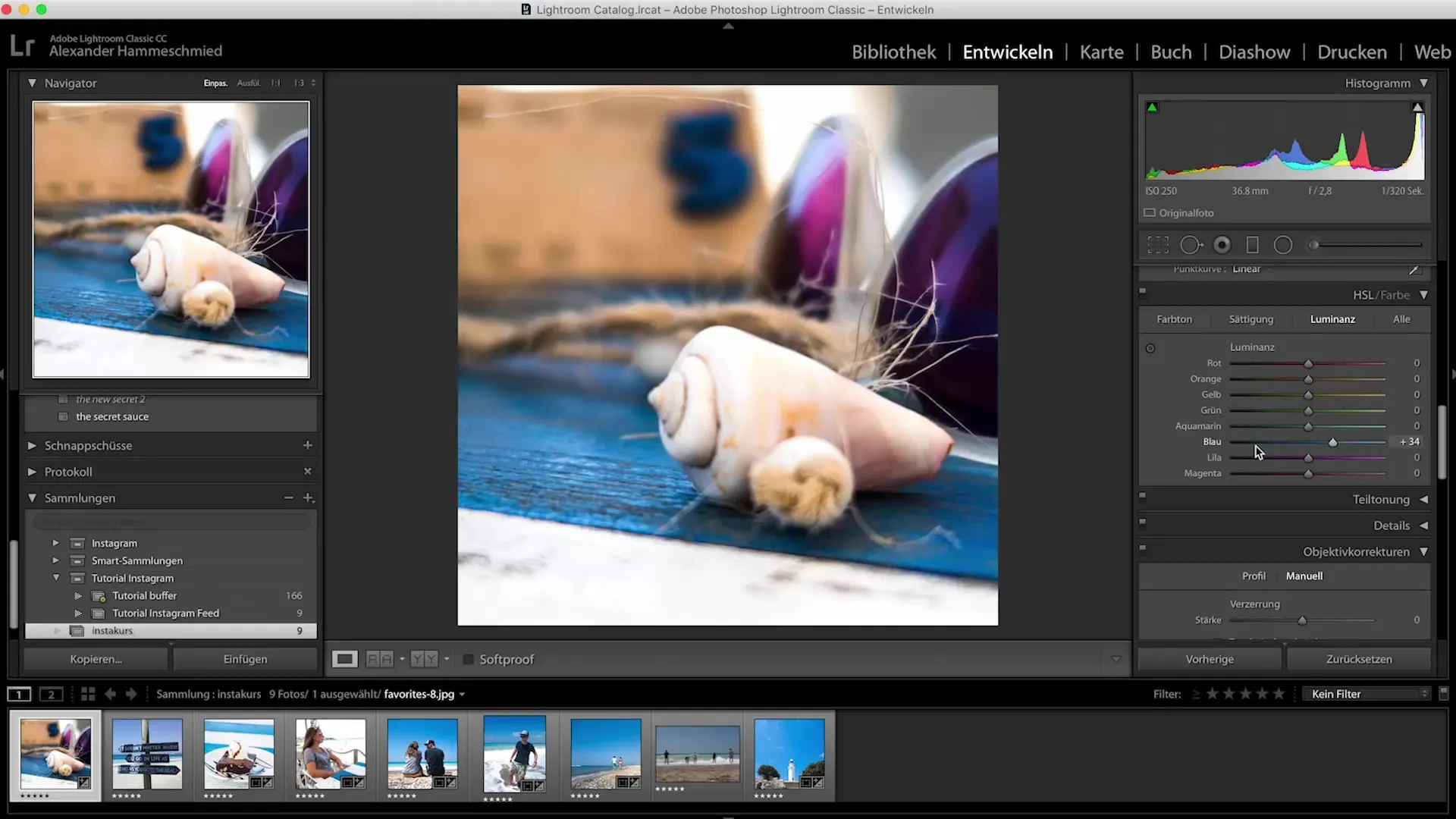 Guida Lightroom per l'editing efficace delle immagini per Instagram