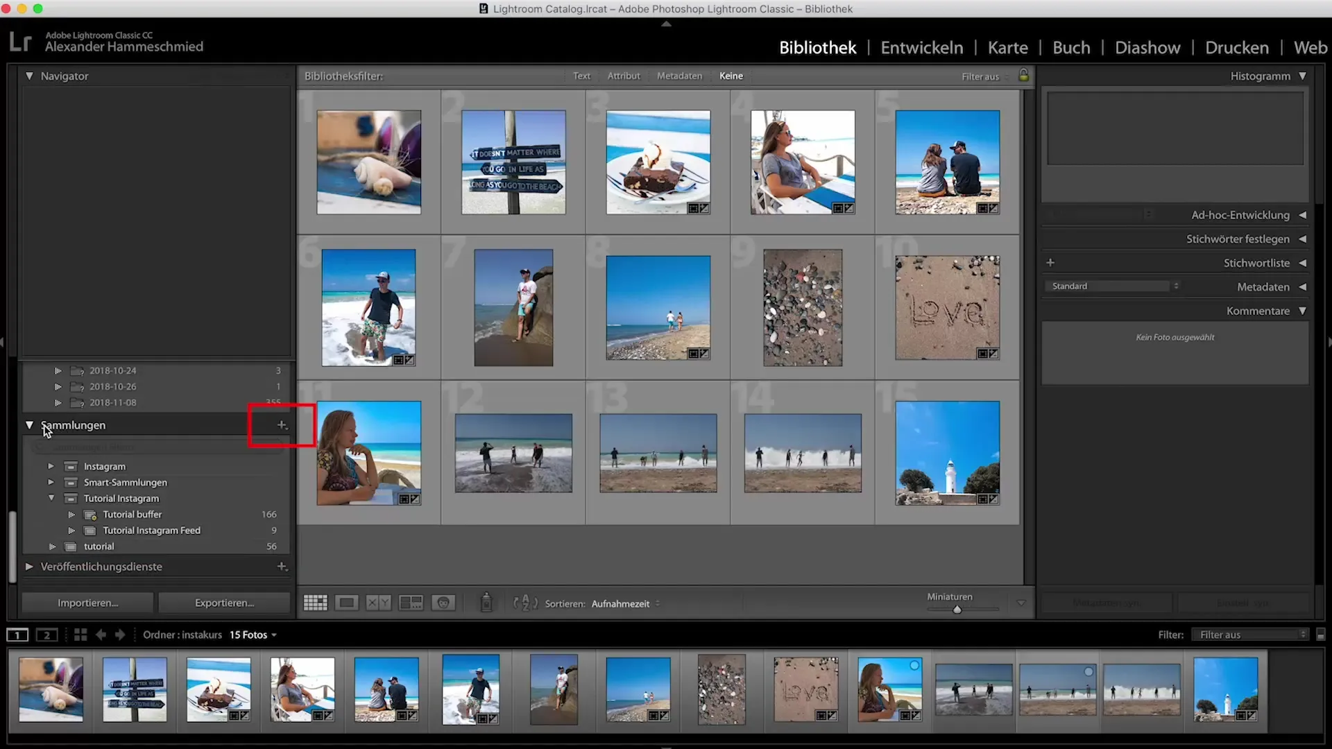 Lightroom guida per un'elaborazione efficace delle immagini per Instagram