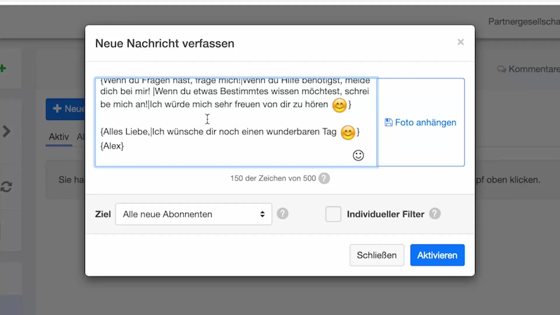 Messaggi diretti automatizzati su Instagram per maggior coinvolgimento