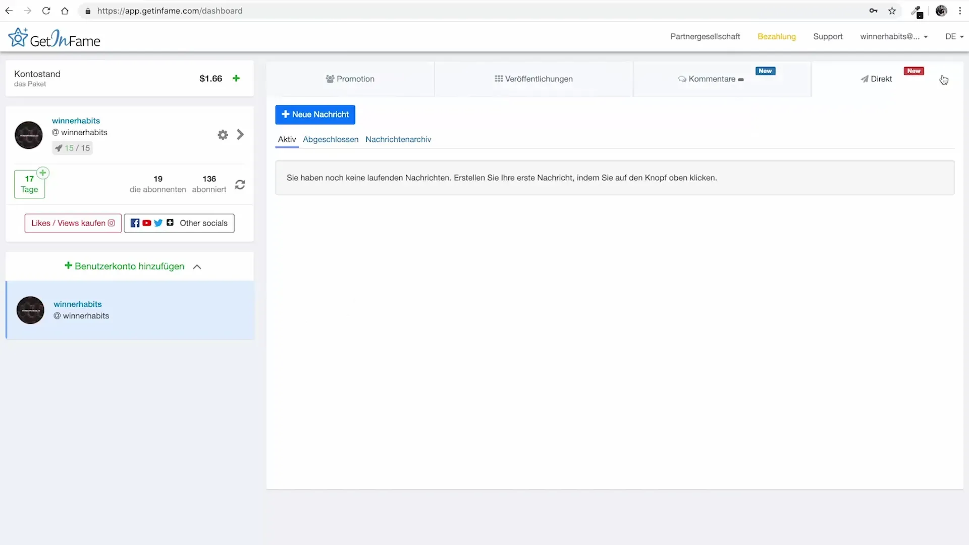 Messaggi diretti automatizzati su Instagram per più coinvolgimento