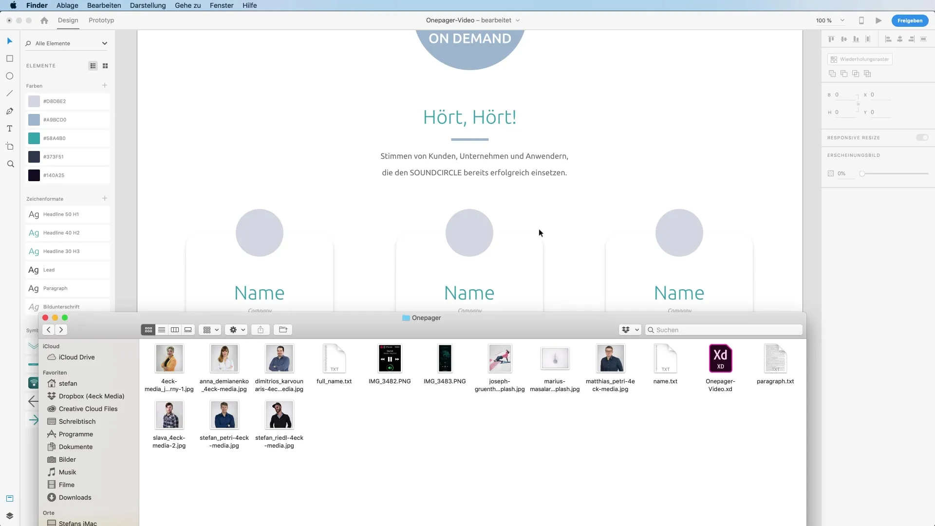 Utilizarea eficientă a grilei de repetare în Adobe XD