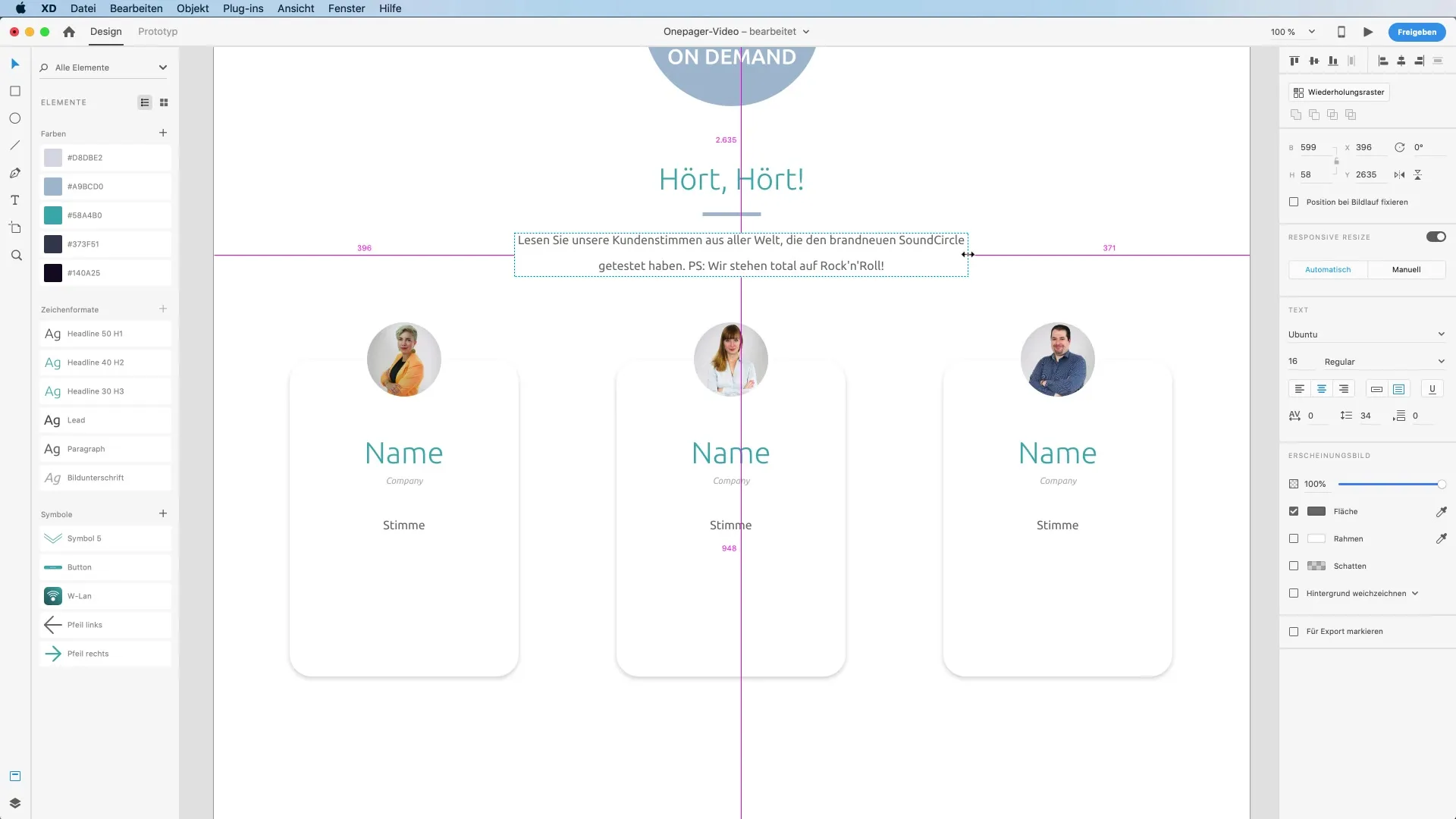 Utilizarea eficientă a rețelei de repetare în Adobe XD