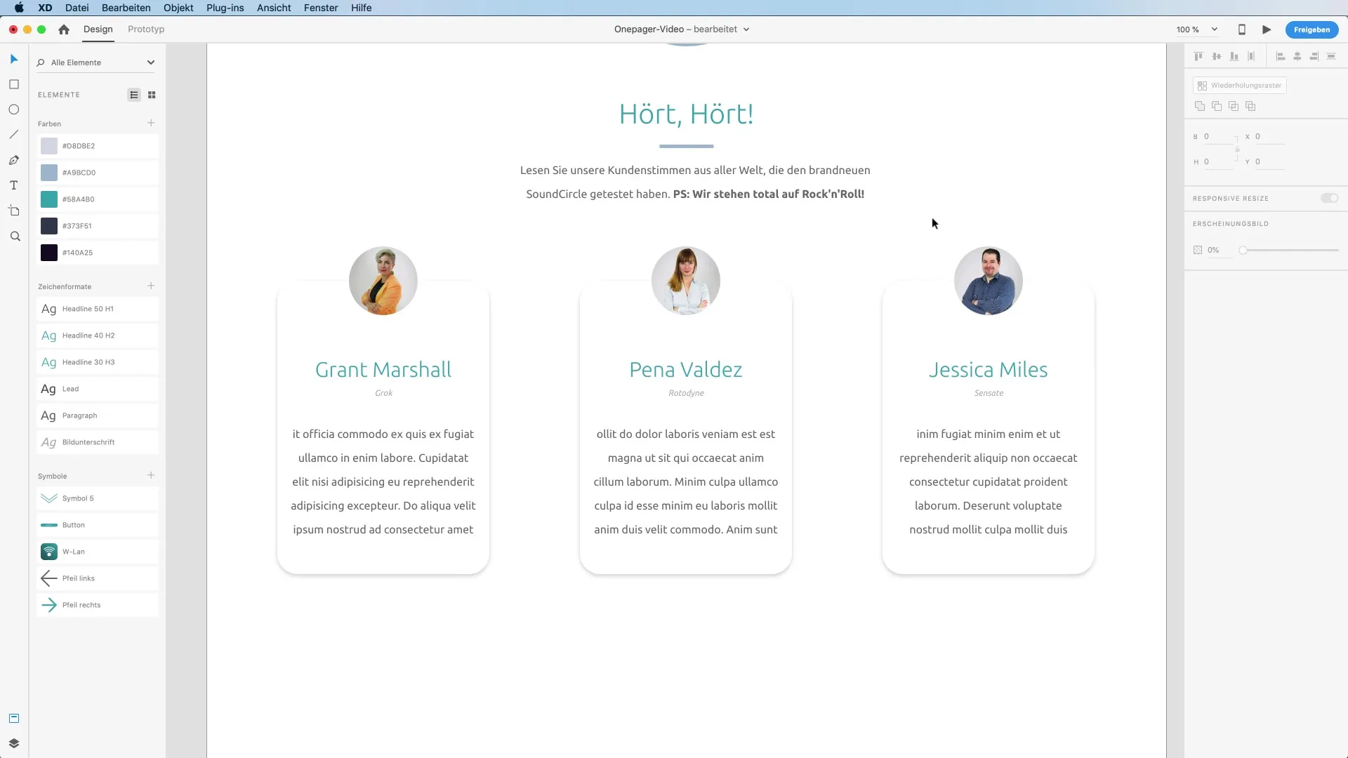 Utilizarea eficientă a grilelor de repetare în Adobe XD