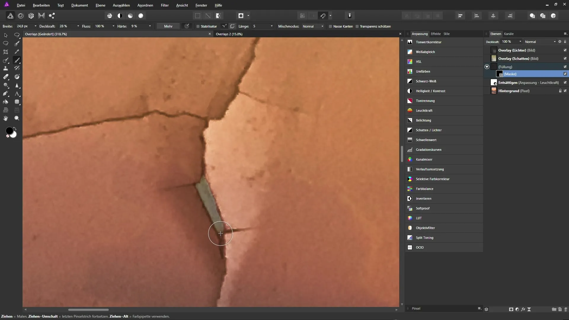 Overlays in Affinity Photo effektiv einsetzen für beeindruckende Ergebnisse