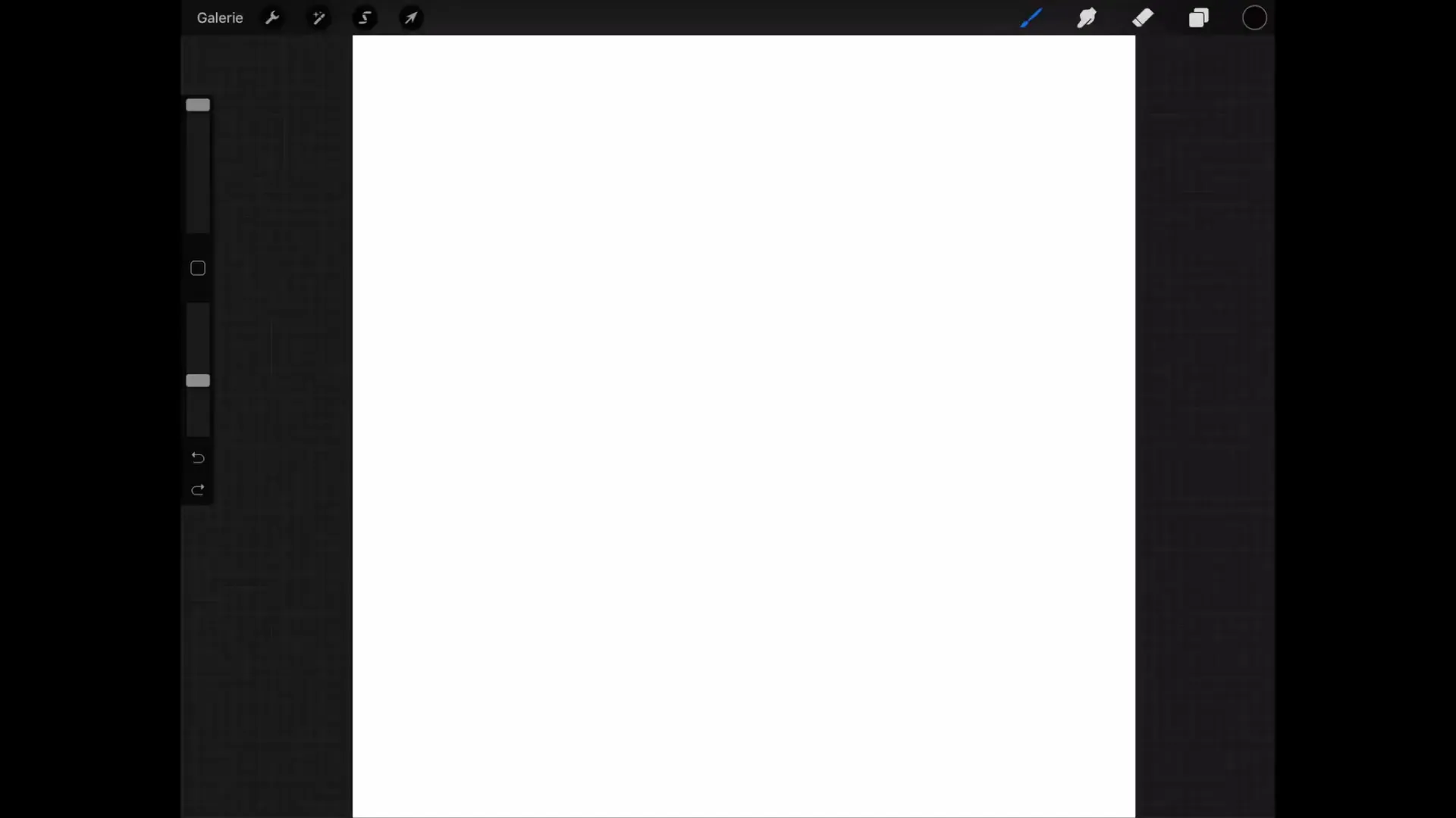 Tilpasninger i penselmenuen fra Procreate