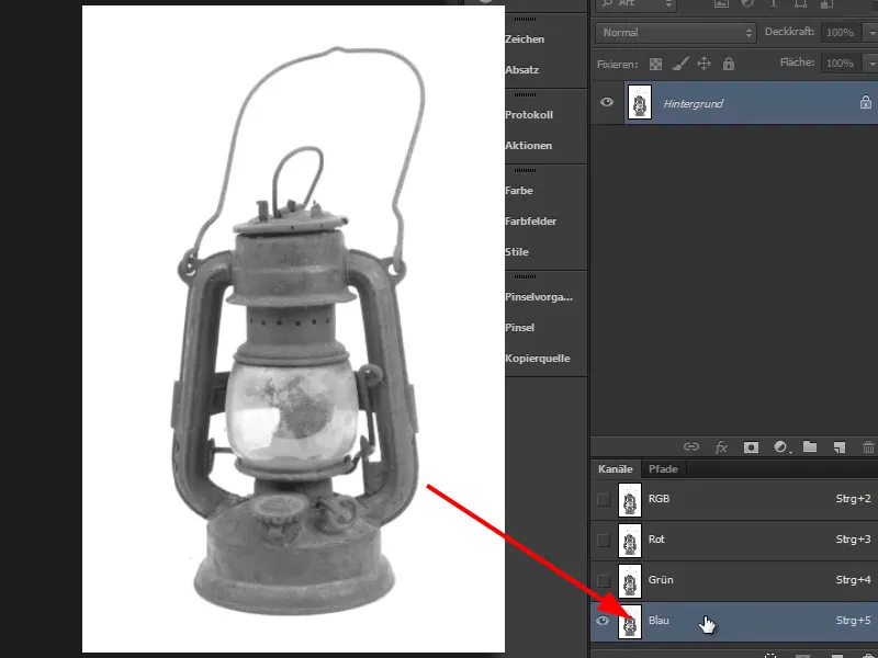 Photoshop - El oráculo del mar - Parte 03: Lámpara de recorte