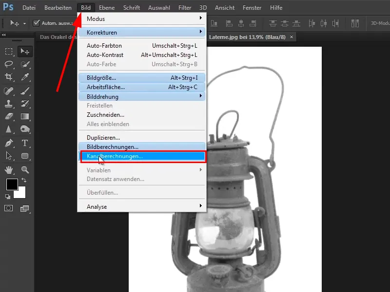 Photoshop - El oráculo del mar - Parte 03: Lámpara de recorte