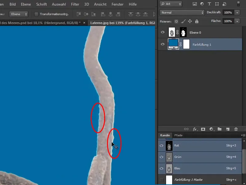Photoshop - El oráculo del mar - Parte 03: Lámpara de recorte