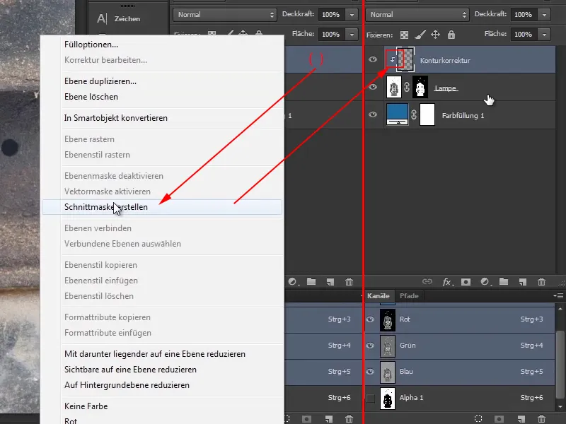 Photoshop - El oráculo del mar - Parte 03: Lámpara de recorte