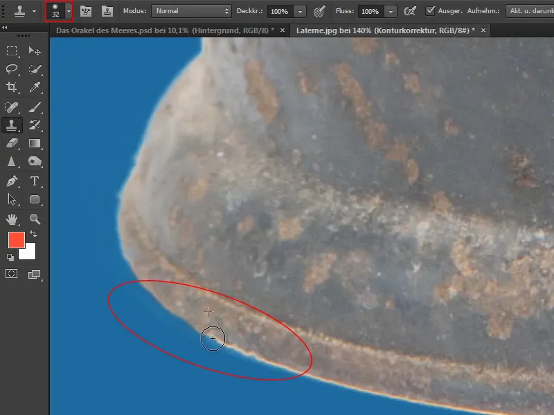 Photoshop - El oráculo del mar - Parte 03: Lámpara de recorte