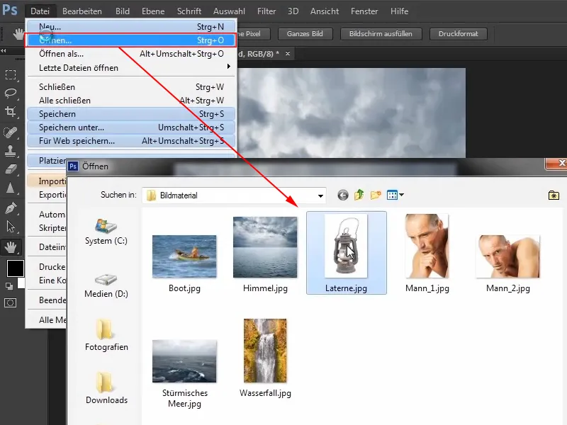 Photoshop - El oráculo del mar - Parte 03: Lámpara de recorte