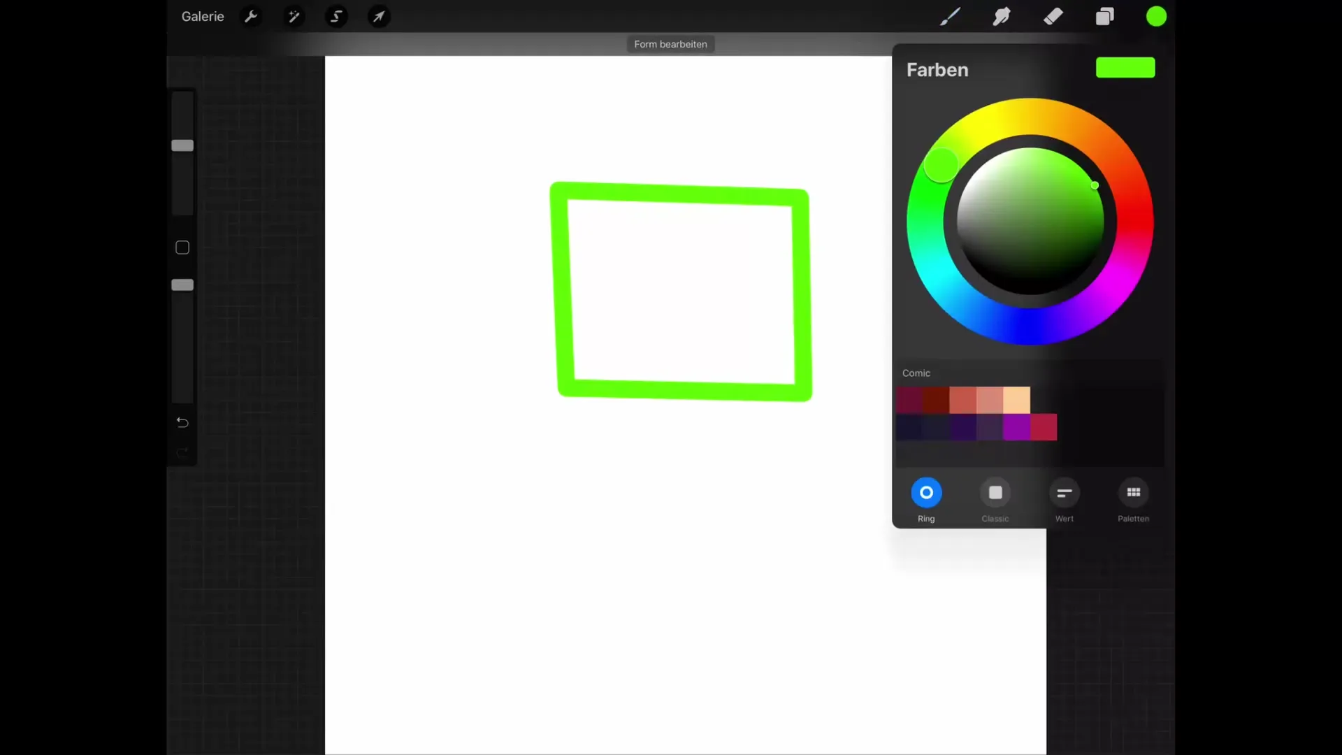 ColorDrop – Effektiv udfyldning i Procreate