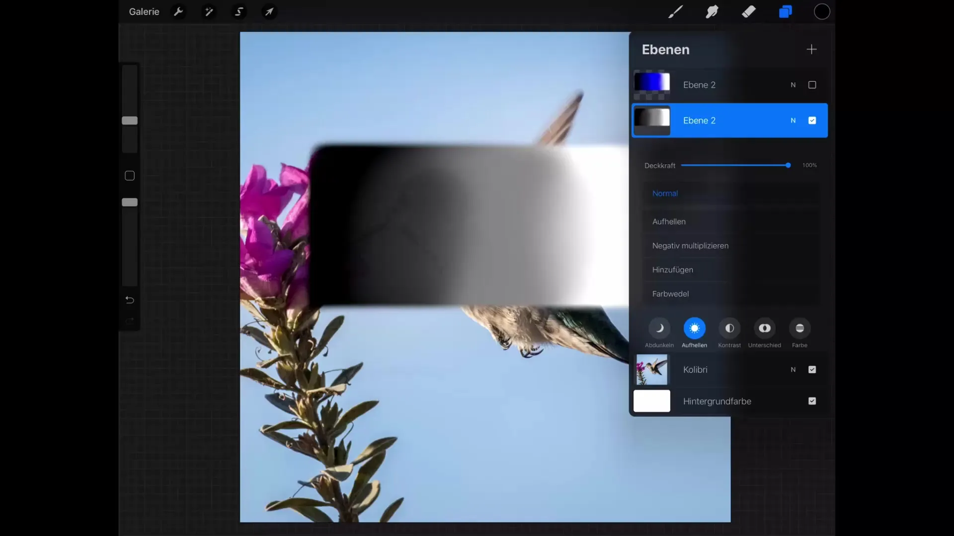 Digital kunst med Procreate: Blandingsmetoder til oplysning og kontrast