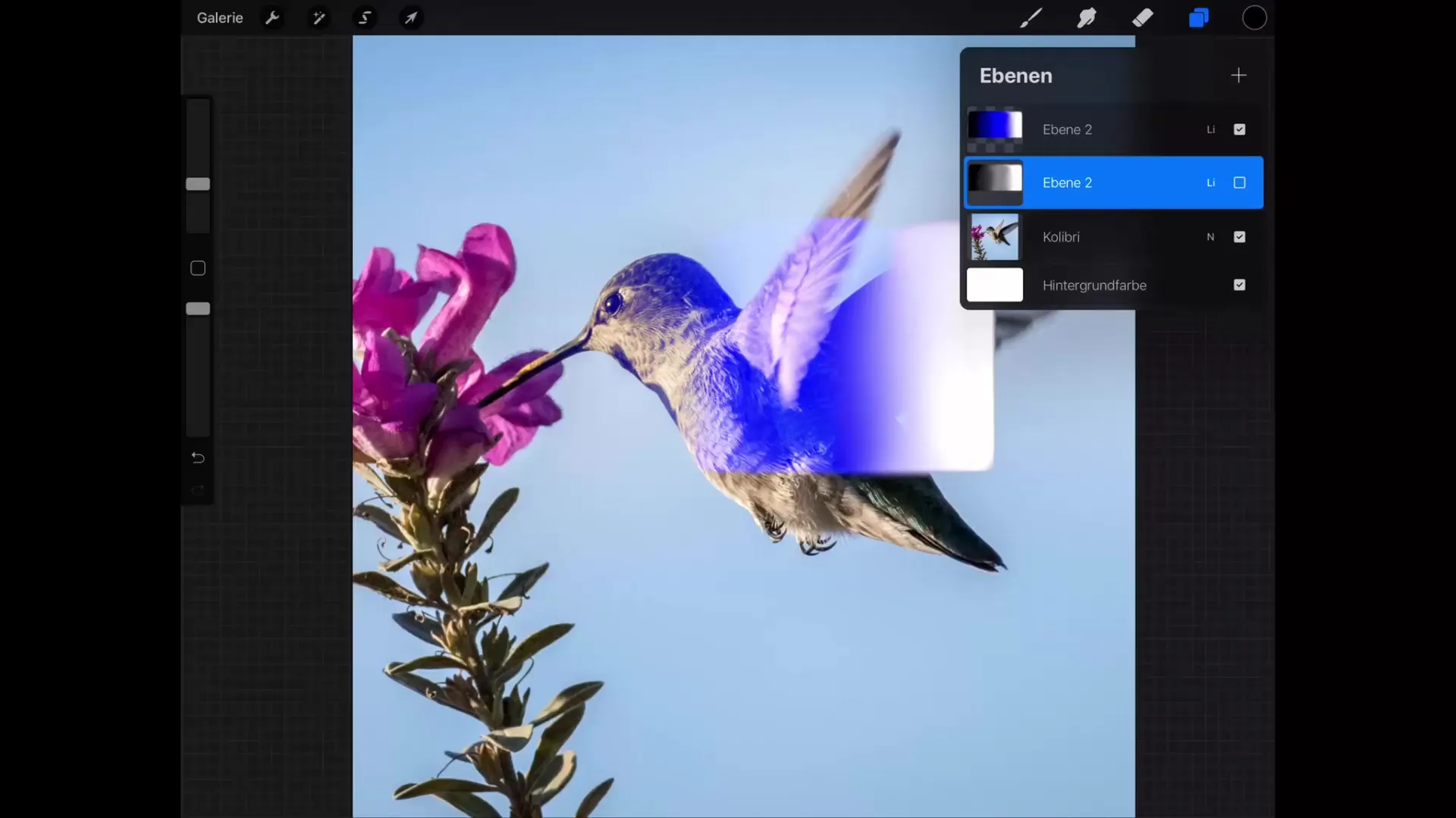 Digital kunst med Procreate: Overgange til oplysning og kontrast