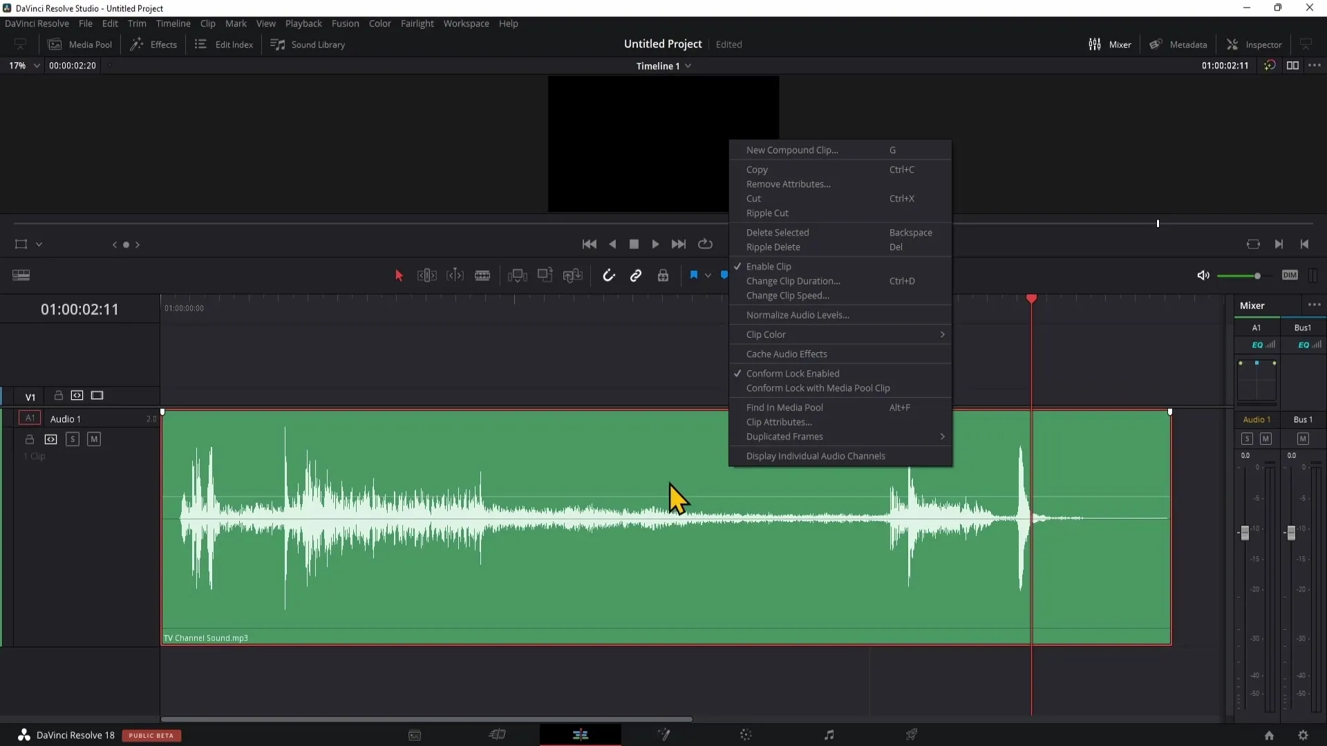 Převod zvuku stereo na mono v DaVinci Resolve - Průvodce krok za krokem pro začátečníky