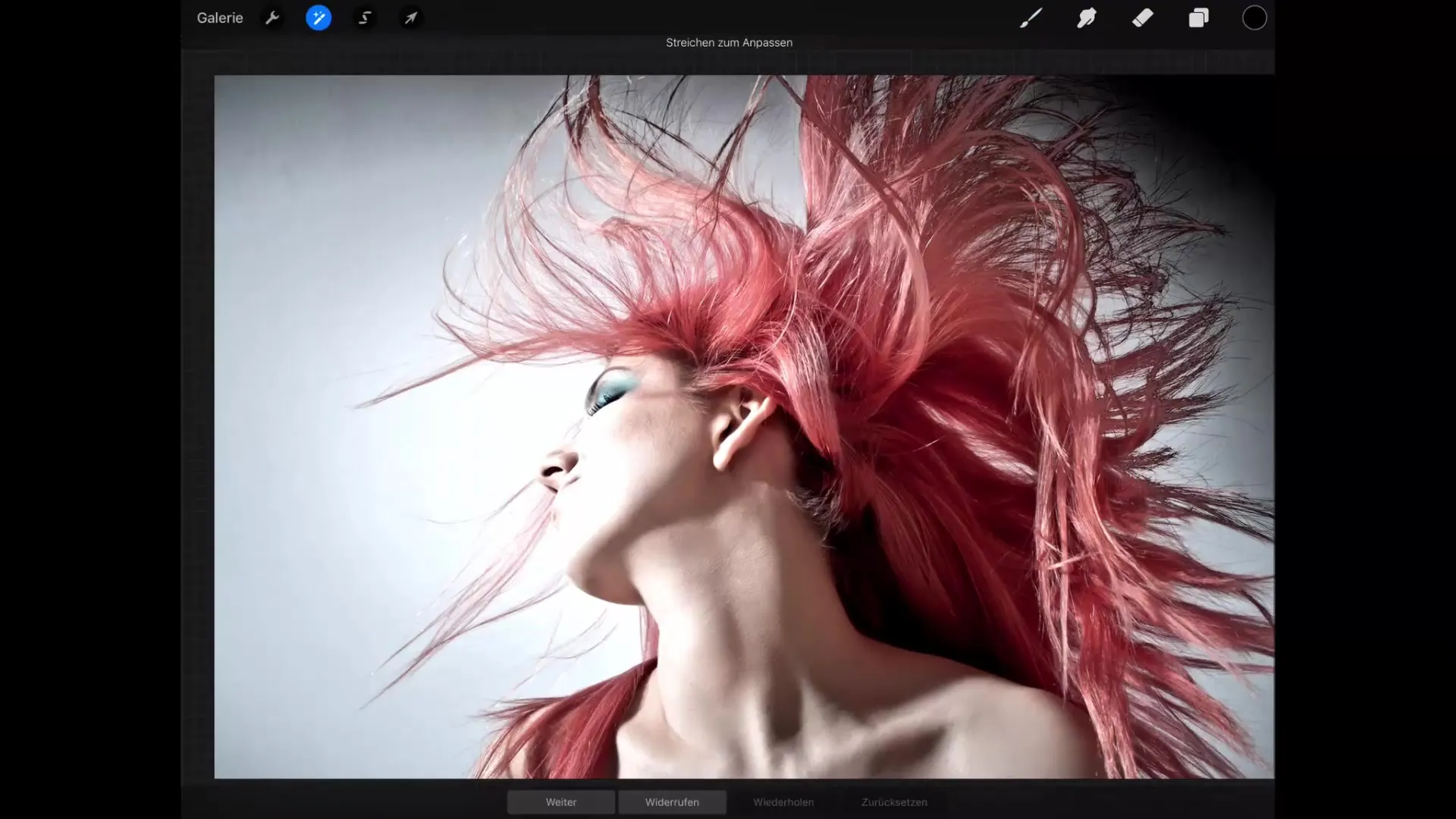 Procreate – Utiliza filtros profesionales para arte digital