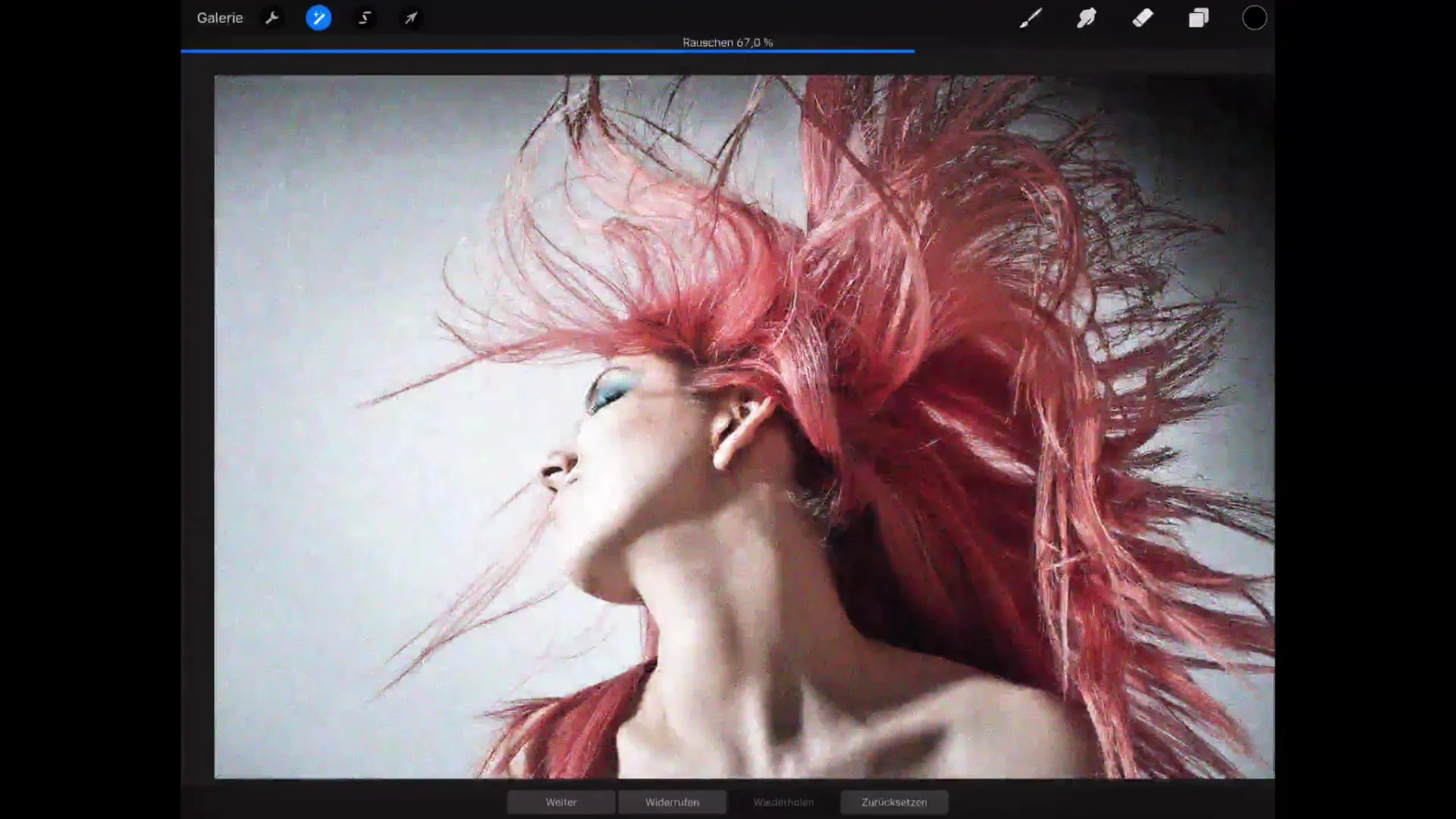 Procreate – Usar filtros profesionales para arte digital
