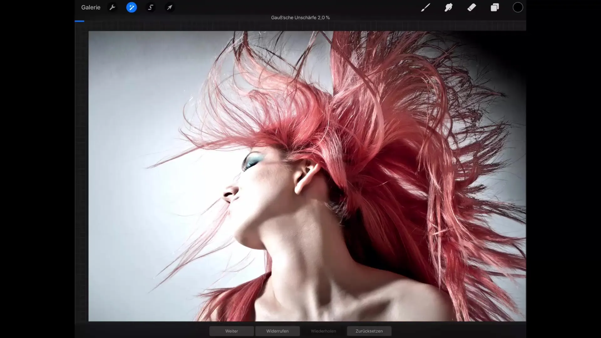 Procreate – Utilizar filtros profesionales para arte digital