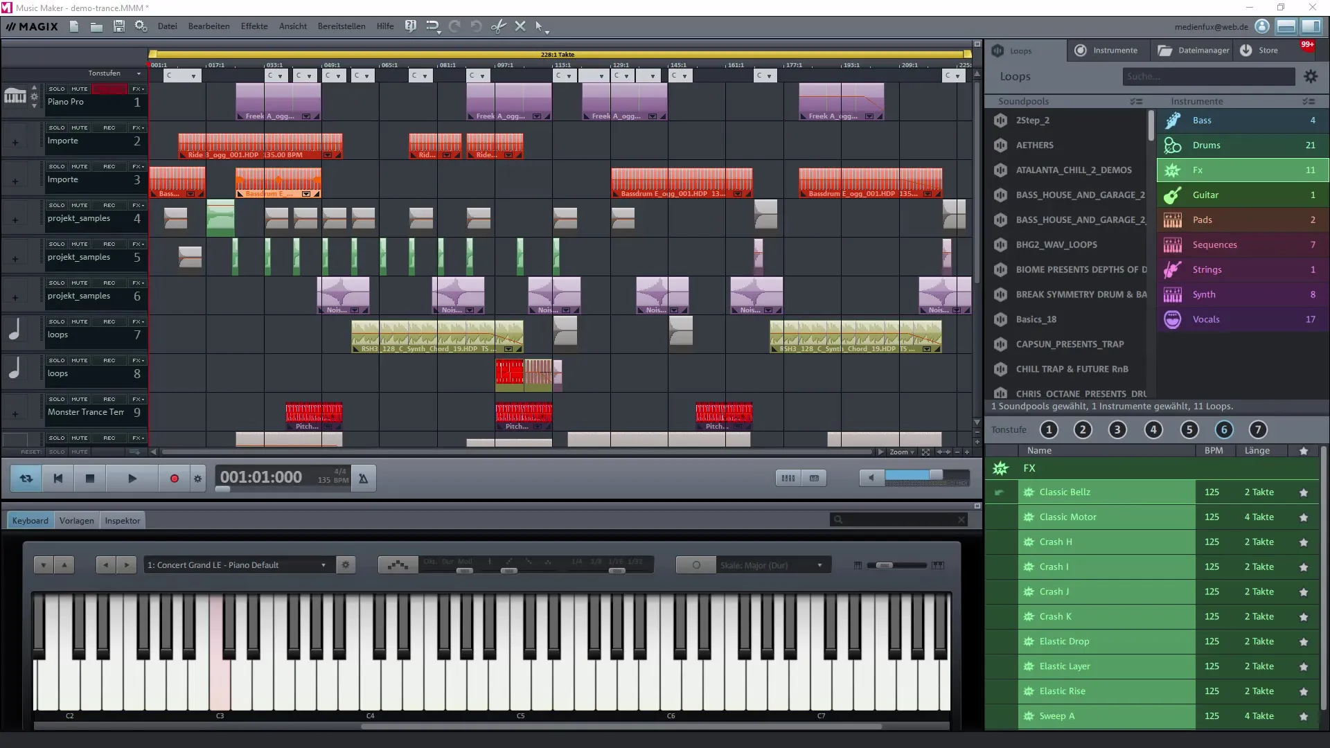 Magix Music Maker를 위한 Loopcloud의 효과적인 루프 관리