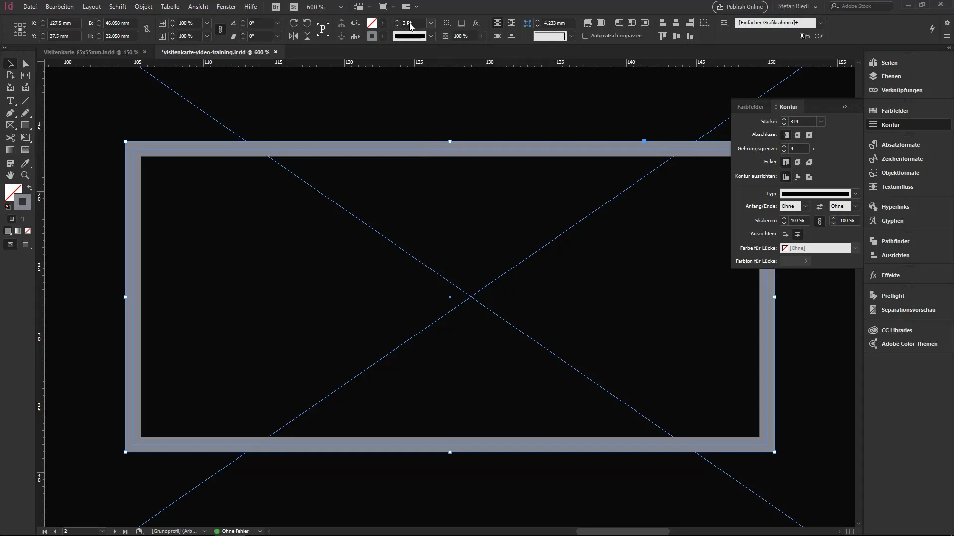 InDesign efektyviai naudoti: formas ir kontūrus kurti