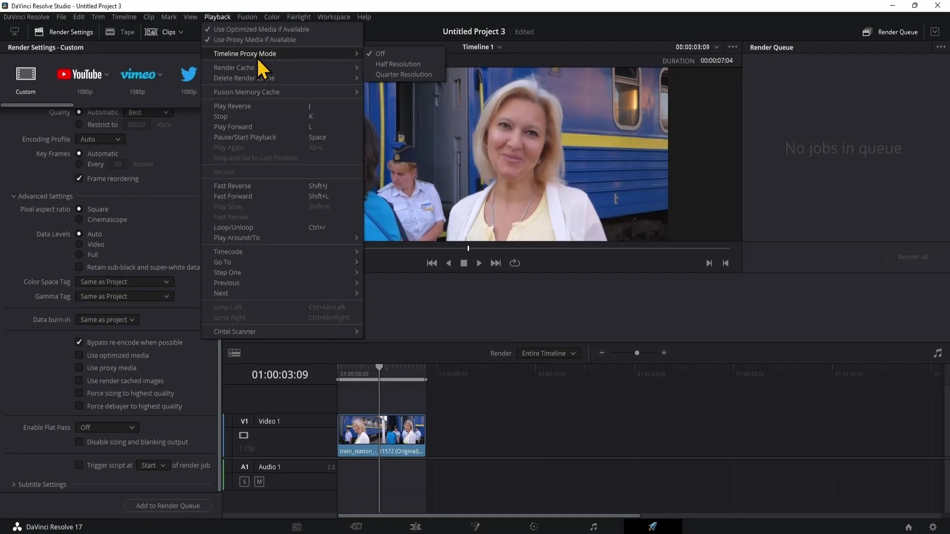 DaVinci Resolve: Chyba při vykreslování - Úspěšně odstranit chybu