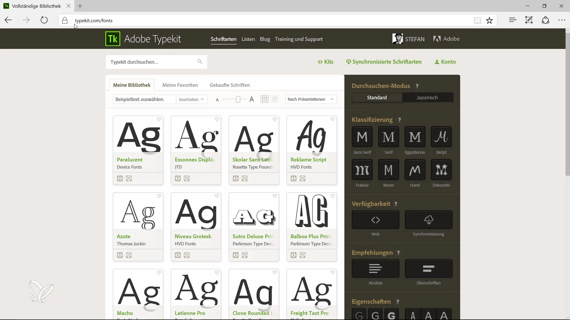Typekit in InDesign CC – How to use fonts effectively