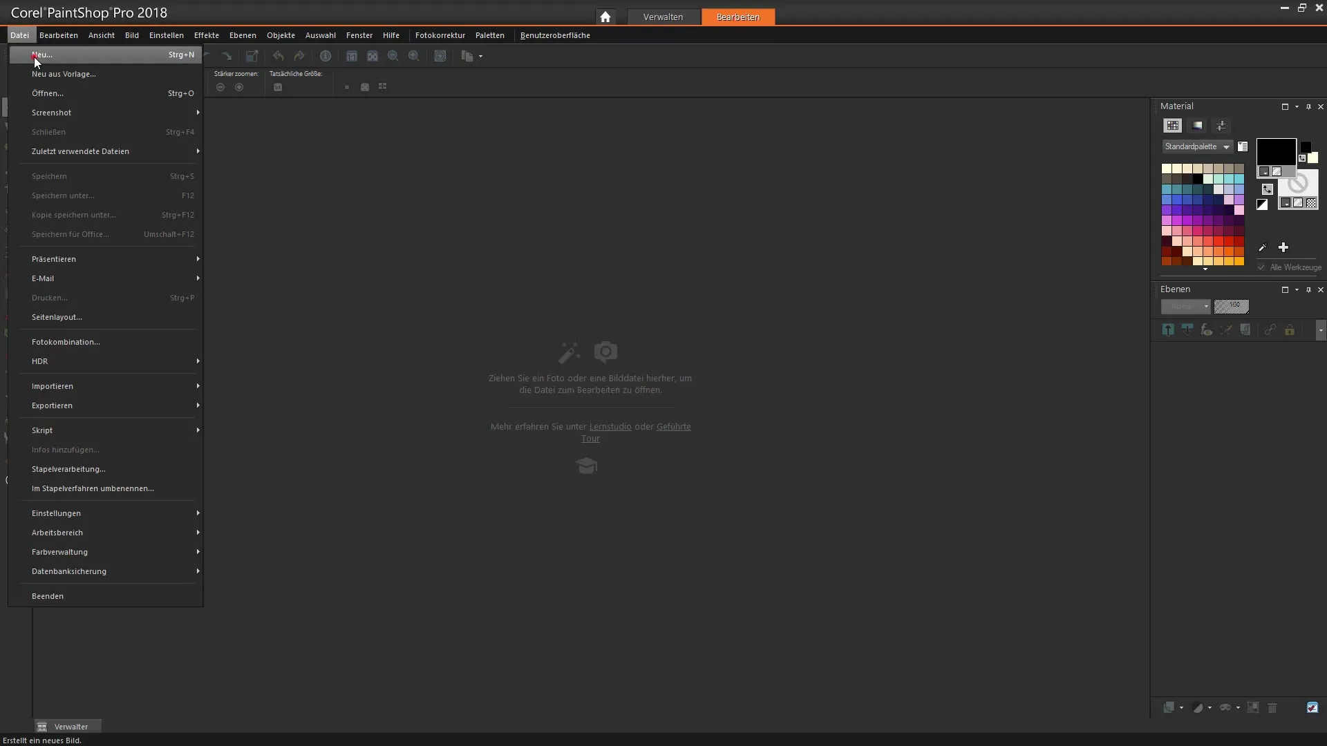 Bruke lag effektivt i Corel PaintShop Pro