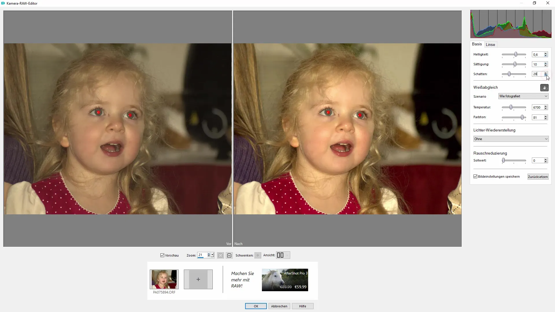 Optimere RAW-bilder i Corel PaintShop Pro