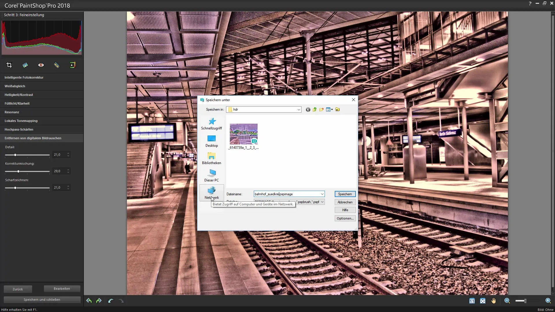 HDR-bilder lage med Corel PaintShop Pro