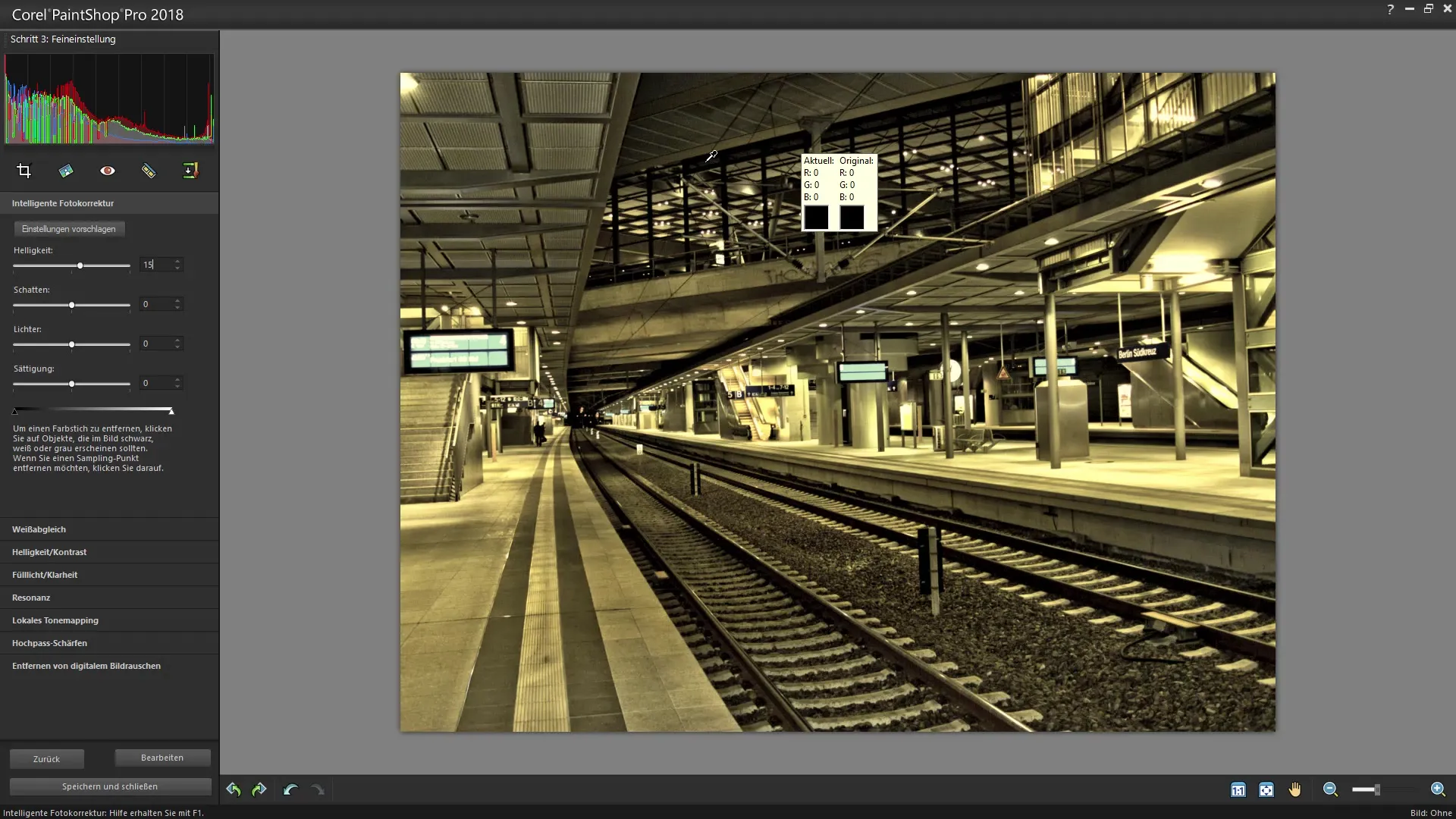 HDR-bilder generere med Corel PaintShop Pro