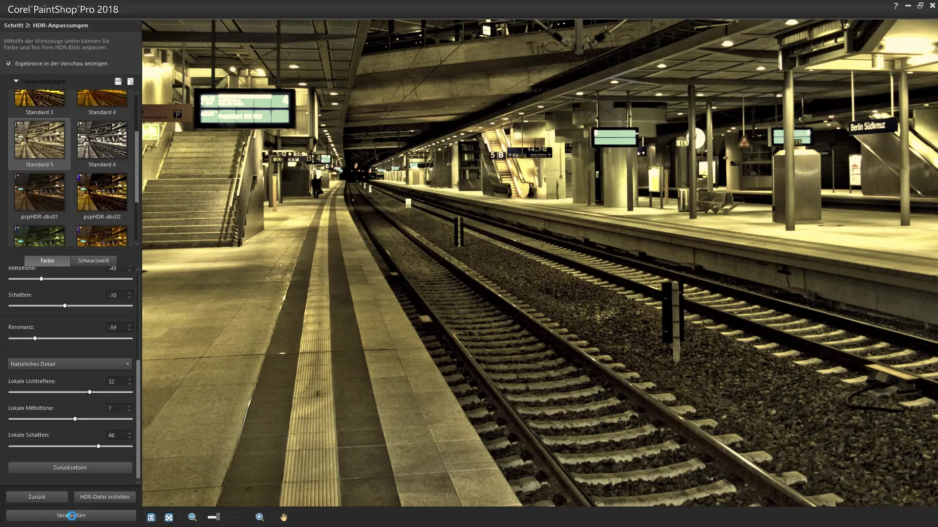 HDR-bilder lage med Corel PaintShop Pro