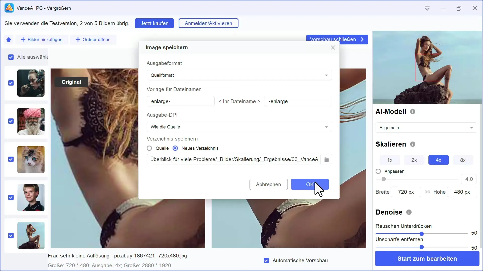 Vance AI: Ampliar imágenes y fotos de forma inteligente
