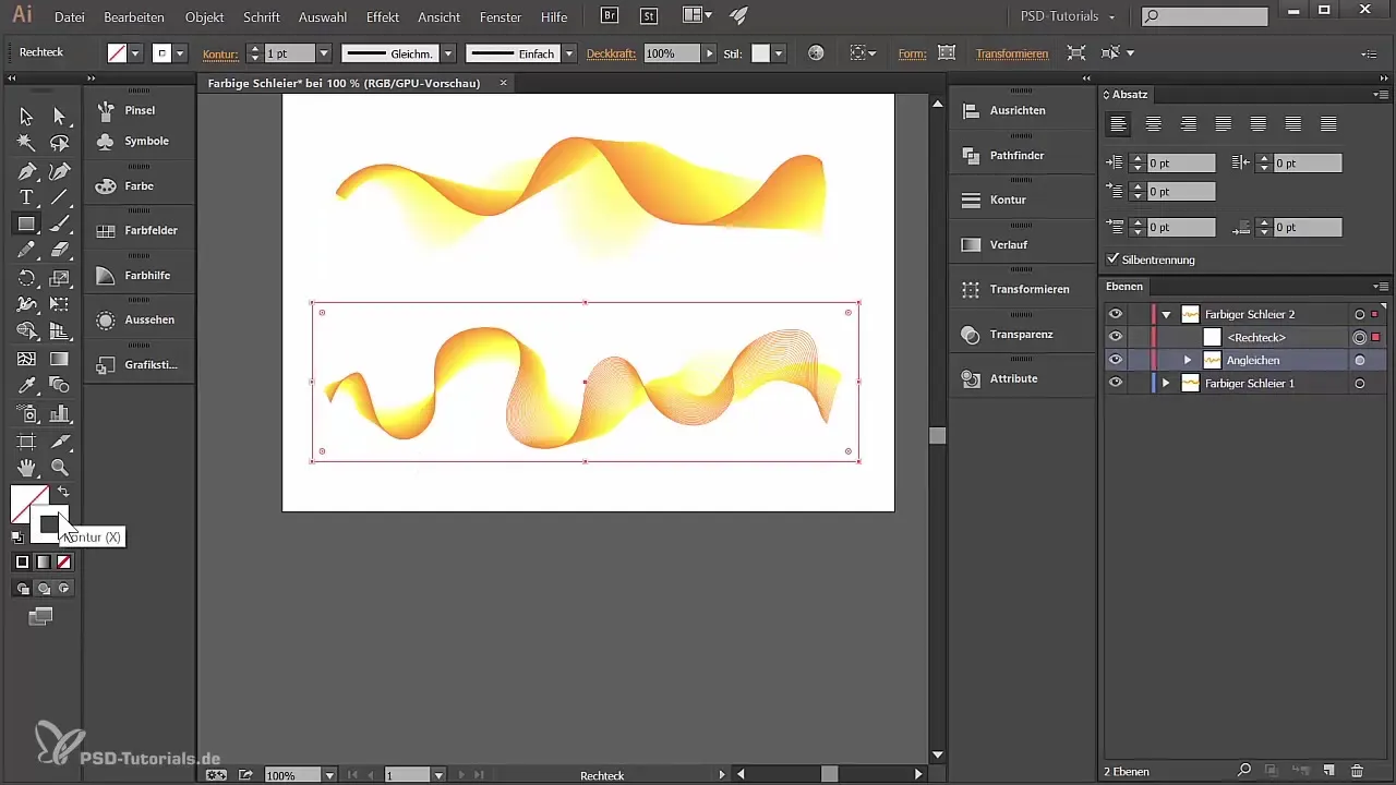 Sukurkite spalvotą šydą efektą Adobe Illustrator