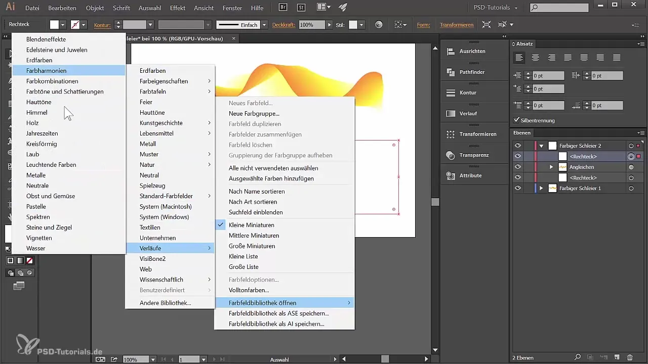 Sukurkite spalvotą vualo efektą Adobe Illustrator
