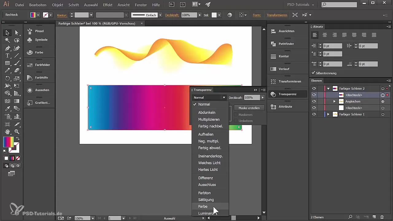Sukurkite spalvotą šydą efektą Adobe Illustrator