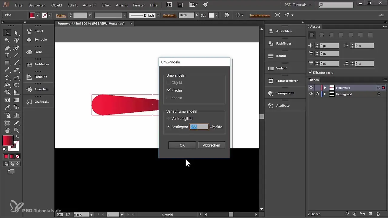Kūrybinis fejerverkas Adobe Illustrator programoje