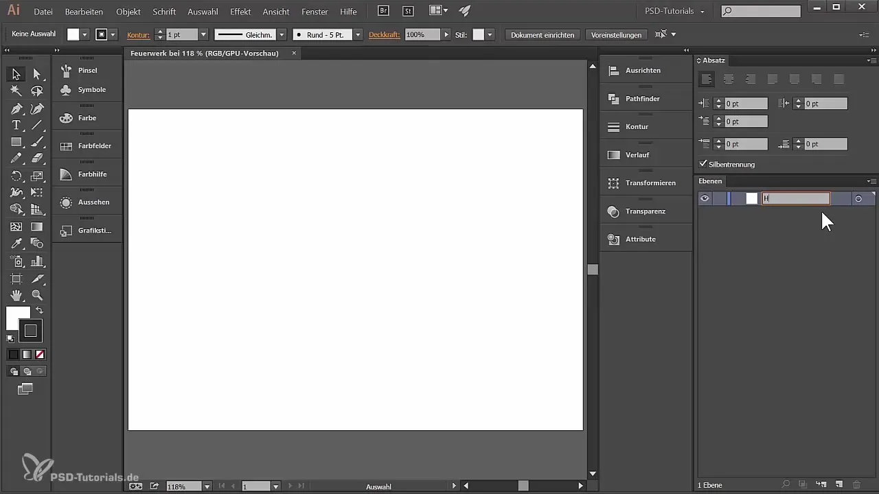 Kūrybinės fejerverkai Adobe Illustrator kurti