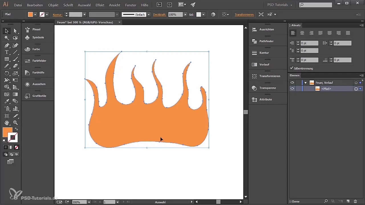 Sukurkite stilizuotą ugnį Adobe Illustrator