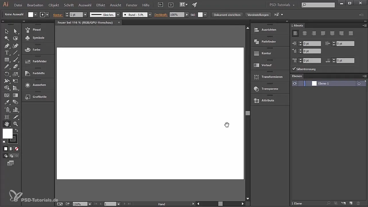 Sukurkite stilizuotą ugnį Adobe Illustrator programoje