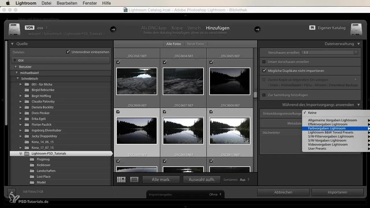 Impor yang Efisien di Lightroom dengan Preset Kustom