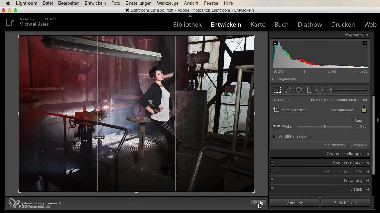 Ajustați eficient raportul de aspect în Lightroom